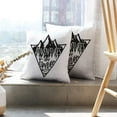 thumbnail image 6 of LALILO Throw Pillow Covers With Nature Landscape Mountains Pine Cushion Cover 18" x 18", 2 Pack, 6 of 6