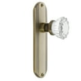 thumbnail image 4 of Nostalgic Warehouse Deccry_Dp_Nk Vintage Fluted Crystal Dummy Door Knob Set - Chrome, 4 of 4