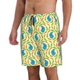 thumbnail image 2 of Logiee Blue Rabbit Print Mens Swim Trunks Quick Dry Board Shorts,Breathable Hawaii Beach Shorts Swimwear Bathing Suits-X-Large, 2 of 6