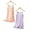 pink+purple, variant on Girl Nightgown Sleeveless Spaghetti Strap Pajamas Dress for Kids Sleepwear 2 Pack, 3-15 Years
