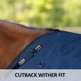 thumbnail image 3 of Schneiders Adjusta-Fit Cutback Surcingle Tekno-Fleece Stable Blanket |Color Navy | Size 78, 3 of 8