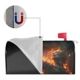 thumbnail image 2 of Naloa Cool Fire Man Mailbox Covers Magnetic Post Box Cover Post Letter Box Cover Garden Decor-21x18 in, 2 of 8