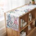 thumbnail image 6 of Table Runners 90 Inches Long Dress Scarves, Gnomes Easter Farmhouse Coffee/Dining/Kitchen Table Runner for Living Room, Colorful Spring Floral Weeping Eggs 13x90 Inch, 6 of 9