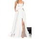 thumbnail image 2 of Vestido de dama de honor de color sólido, vestido largo, adelgazante, sin hombros, vestido de noche de dama de honor de moda para novia, 2 of 6