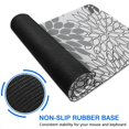 thumbnail image 6 of Long Mouse Pads for Desk,Black Floral and Petal Pattern Desk Mats on Top Of Desks, Desk Mouse Pad Extra Large with 3mm Non-Slip Base and Stitched Edge for Gaming,Office,Work,Home 31.5"x11.8", 6 of 6