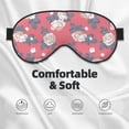 thumbnail image 3 of Naloa Rose Flowers Print Sleep Mask for Sleeper, Light Blocking Sleeping Eye Mask for Women Men, Eye Shade with Adjustable Strap for Travel, Nap,Meditation, 3 of 7