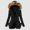 Black, variant on Women Daily Plus Size Winter Coat Lapel Collar Long Sleeve Jacket Vintage Thicken Coat Jacket Warm Hooded Thick Padded Outerwear Mom Coat Coat Padded for Winter Clothes Women Jacket Women plus Size