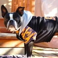 thumbnail image 5 of French Bulldog hoodie | Frenchie Clothing | Mustard Ultimate Camo, 5 of 7