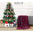 thumbnail image 2 of Mocassi Micro-Fleece Plaid Throw for Winter Bedding, 50” x 60”, 2 of 3