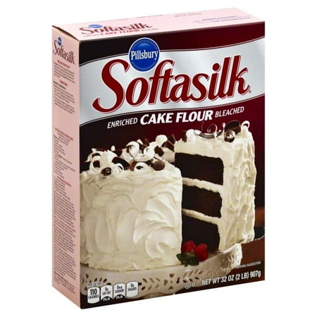 (3 Pack) Pillsbury Softasilk: Enriched Bleached Cake Flour, 32 (Best All Purpose Flour For Cakes)