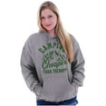 thumbnail image 3 of Camping Is Therapy Outdoors Adventure Unisex Plus Fleece Graphic Hoodie Brisco Brands 2X, 3 of 5
