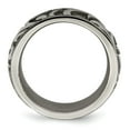 thumbnail image 2 of Grey Titanium Ring Band Wedding Edward Mirell Casted 11mm, 2 of 6