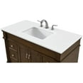 thumbnail image 6 of Elegant Kitchen and Bath 42 inch Single Bathroom vanity in Antique White, 6 of 7