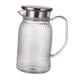 thumbnail image 5 of Jarra de jugo para interior y exterior, jarra de agua anticaída, para té de la tarde, restaurante, hogar, transparente tapa de acero plata, 5 of 9