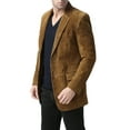 thumbnail image 4 of Men Cliff Classic 2-Button Suede Leather Blazer (Regular and Big & Tall), 4 of 6