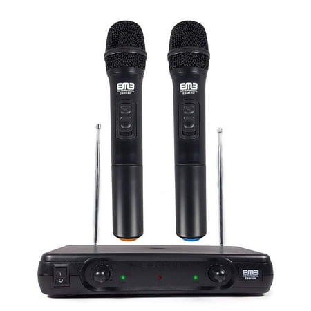 Emb Pocket - EMB Pro EBM10W Professional Dual VHF Wireless Handheld Microphone System