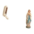 thumbnail image 4 of Gancho de pared plegable,Ganchos de pared plegables Ganchos de pared para abrigos,Estatua de Lutero,Estatua de la Virgen María Figura Colección Religiosa,Figura de resina y Señora de Lutero, 4 of 7