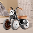 thumbnail image 1 of Bicicleta de equilibrio para niños, juguete para niños y niñas, regalo para niños y niñas, bicicleta de 3 ruedas sin pedales para niños pequeños de 1 negro, 1 of 10