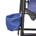 thumbnail image 3 of Caravan Canopy Chaise Pliante Infinity Suspension avec Porte-Gobelet, Bleu (2 Pièces), 3 of 5