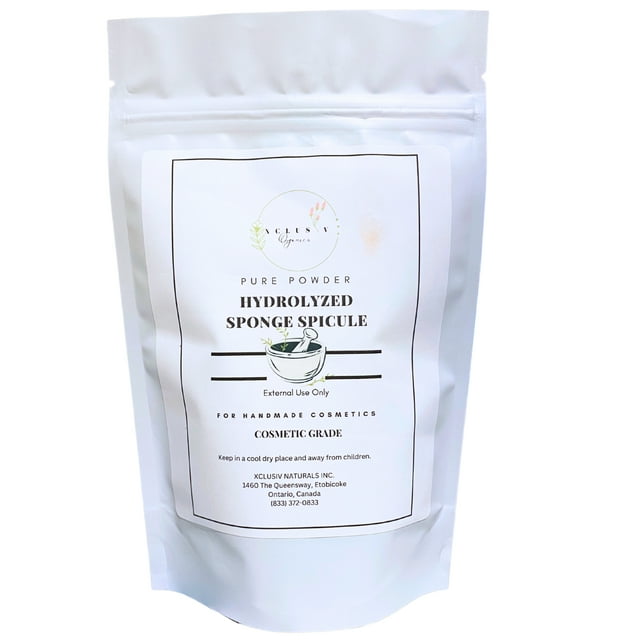 Xclusiv Organics Pure Hydrolyzed Spongilla Sponge Spicule 10g