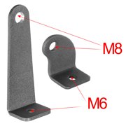 2-Pack Universal Mounting Bracket Side Mount Holder For 52 Curved LED Light Bar