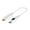 White 0.2M, variant on Drrntien PD100W USB C to USB C Cable with Real Time Voltage Current Display 8K Video Cord