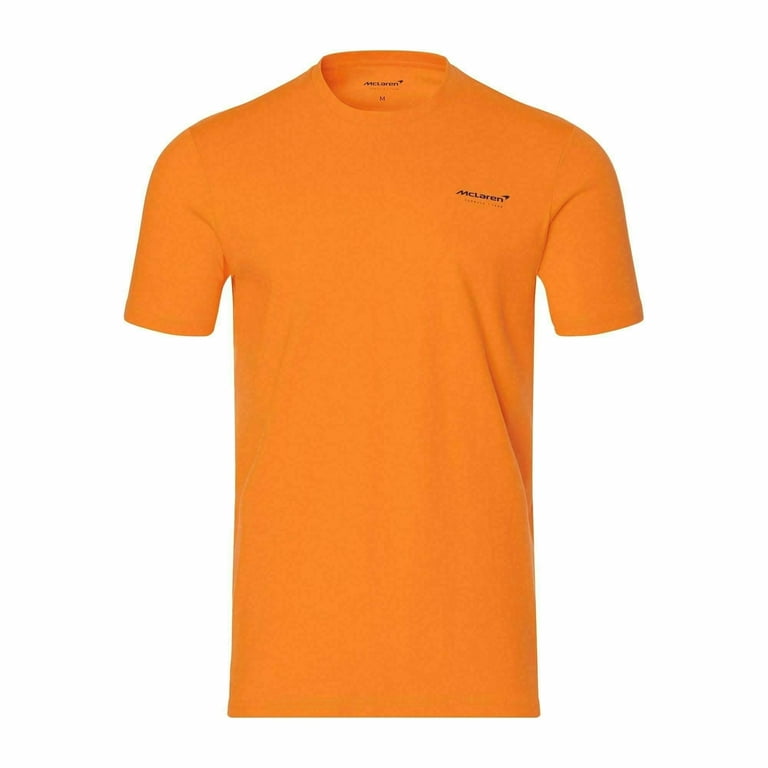 McLaren F1 Men's Core Essentials Logo T-Shirt - 100% Cotton Team Apparel (White)