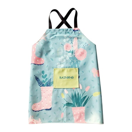

Kitchen Antifouling Household Daily Use Cotton And Linen Sleeveless Apron