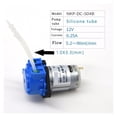 thumbnail image 2 of 12V/24V DC Dosing Pump Peristaltic Pump Dosing Head With Connector ForAquarium Lab Analytic ,Operates Quietly, 2 of 7