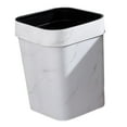 thumbnail image 1 of Pequeño bote de basura, contenedor de basura, cesta con , cuadrado, cesta de basura de 14 litros, cubo de basura para sala de estar, baño, ,, 1 of 5