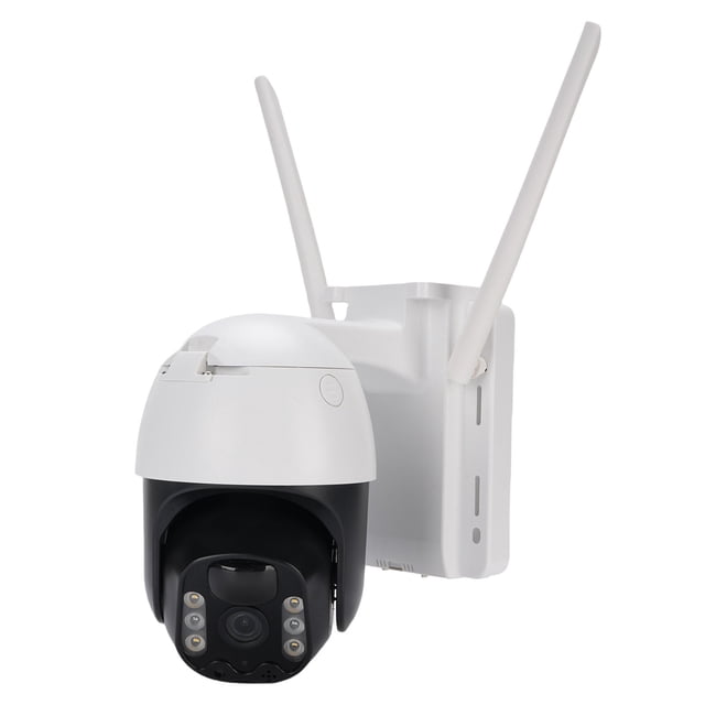 Cámara de Seguridad, Prueba de Lluvia 4 MP Resolución de 2 de Comunicación Alertas de Intrusión Activa de Cámara de Seguridad Interior para Ti -Tiend