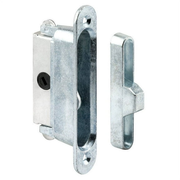 Mortise Lock, 3-7/8 in. Mounting Holes, Aluminum, 45 Degree Keyway, Round Faceplate