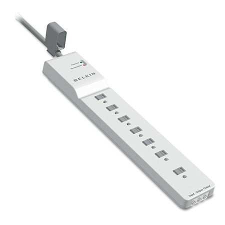 Belkin Home Series SurgeMaster Surge Protector, 7 Outlets, 12 ft Cord, 2160 Joules