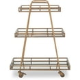 thumbnail image 4 of Adore Decor Addison Bar Cart Antique Gold, 4 of 9