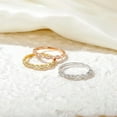 thumbnail image 3 of 925 Sterling Silver Wedding Band for Women Cubic Zirconia Marquise & Round Milgrain Half Eternity Stackable Ring Size 5-10, 3 of 10