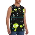 thumbnail image 2 of Invader Zim Show Planet Men's Tank Top Lightweight Summer Sleeveless Tee Shirt Muscle Tank Tops Workout T-Shirts Casual Athletic Undershirts, 2 of 7