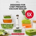 thumbnail image 2 of Contenedores para Almacenamiento de Alimentos Chef Preserve con Sellado al Vacío de Vidrio 3 piezas, 2 of 6