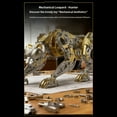 thumbnail image 5 of 3D Metal Puzzle for Adults, 306PCS DIY Mechanical Leopard Puzzle Building Set, High-Difficulty Engineering Crafts for Home Office Decor & Gift, 5 of 9