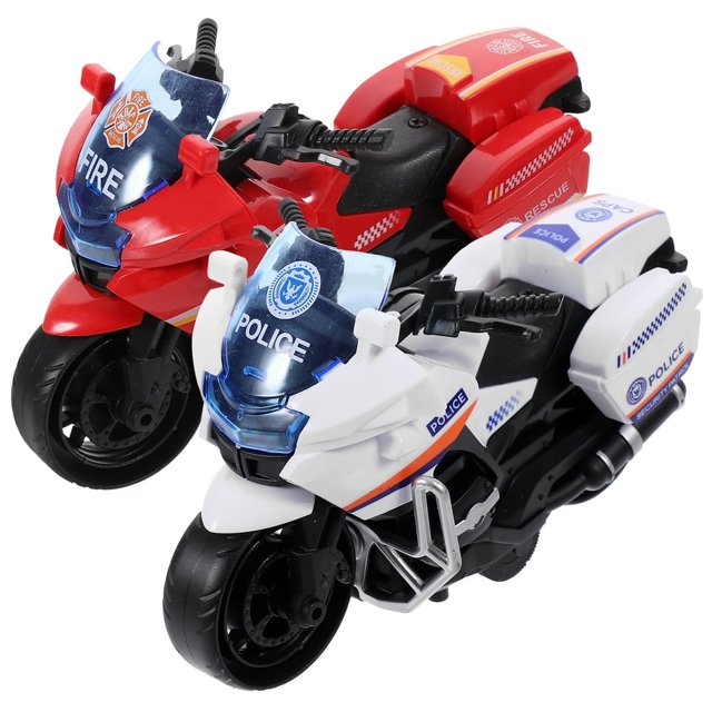 CUITING 2 Pcs Voiture à Rétrofriction Intéressante Jouet Résistant à l'Usure Motos Jouets en Plastique pour Enfants