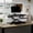 Black-32 in, variant on FLEXISPOT 32" Motorized Standing Desk Converter, Electric Stand up Desk Riser, Sit to Stand Dual Monitor and Laptop Workstation with Wide Keyboard Tray, Black