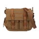 thumbnail image 1 of Hombres Mujeres Vintage Canvas Leather Satchel School Shoulder Messenger Bag Baoblaze Bolso de la taleguilla, 1 of 8