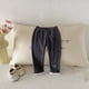 thumbnail image 4 of Cowsor Baby Girl Pants Toddler Girl Solid Ribbed Pants with Trim Newborn Cotton Leggings Infant Jogger Pants, 4 of 6
