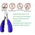 thumbnail image 4 of YEESAM Podiatrist Toenail Clippers, Professional Thick & Ingrown Toe Nail Clippers for Elderly & Seniors, Blue, 4 of 5