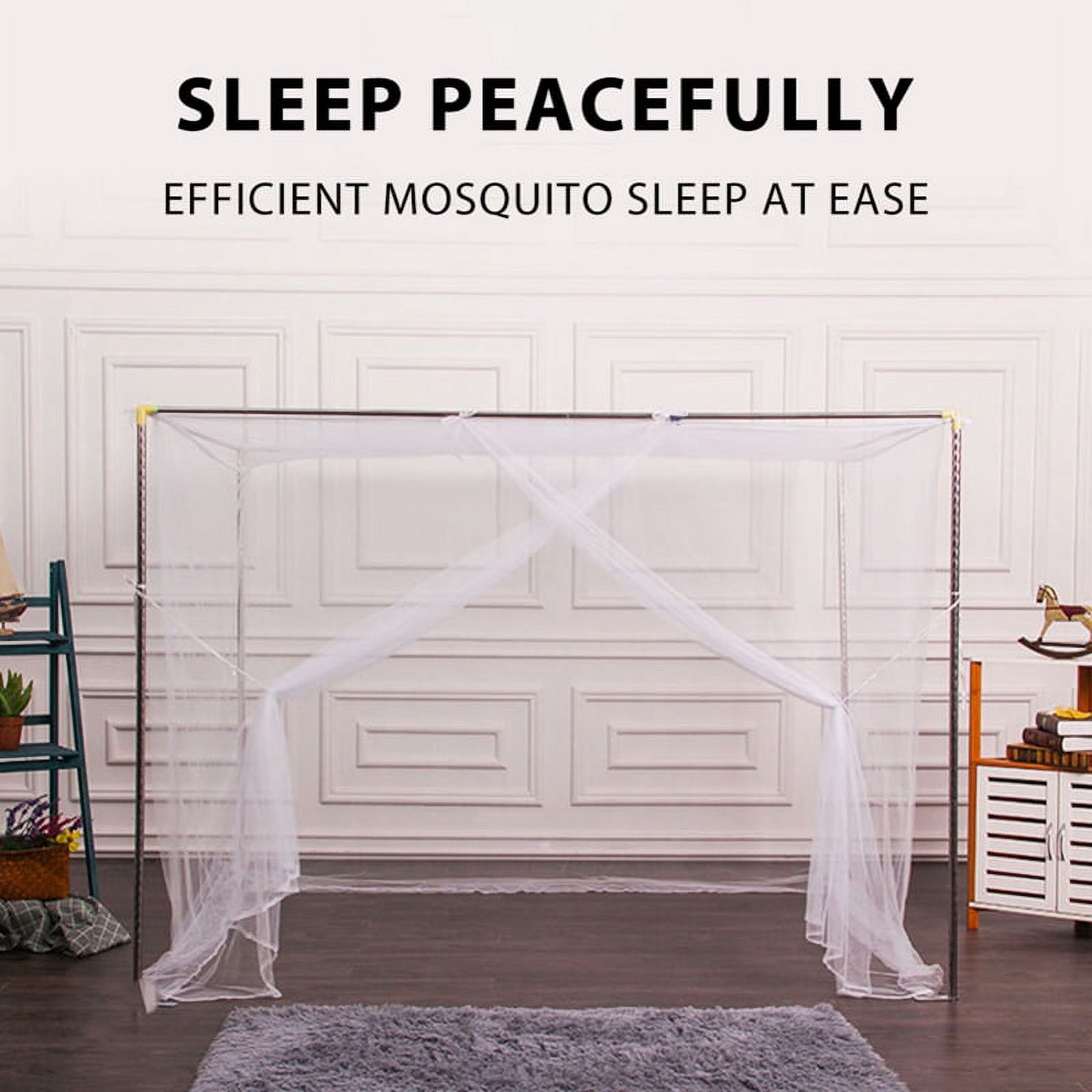 Mosquito Net for Beds, Bed Canopy Mosquito Net Full Queen King Size Netting Fly Insect Protection