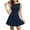 Navy, variant on Lenpel Wedding Guest Dresses for Women Formal Summer Boat Neck Sleeveless Tank Dresses Fashion Floral Embroidered Outfits