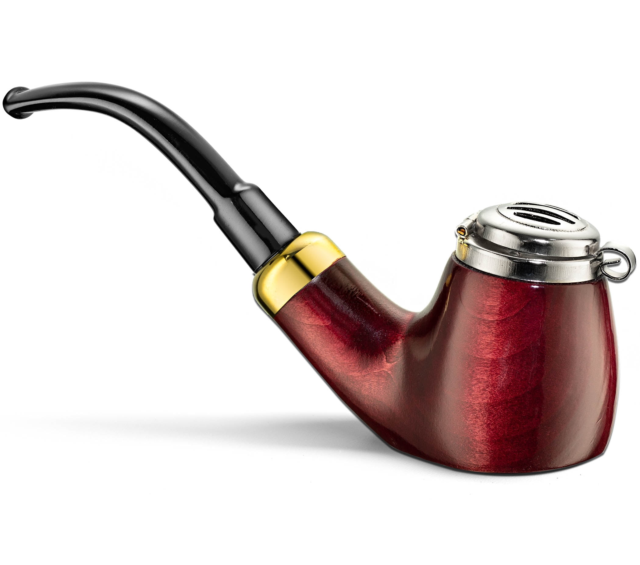 Mr. Brog Full Bent Smoking Tobacco Pipe Handmade Model No 21 Old