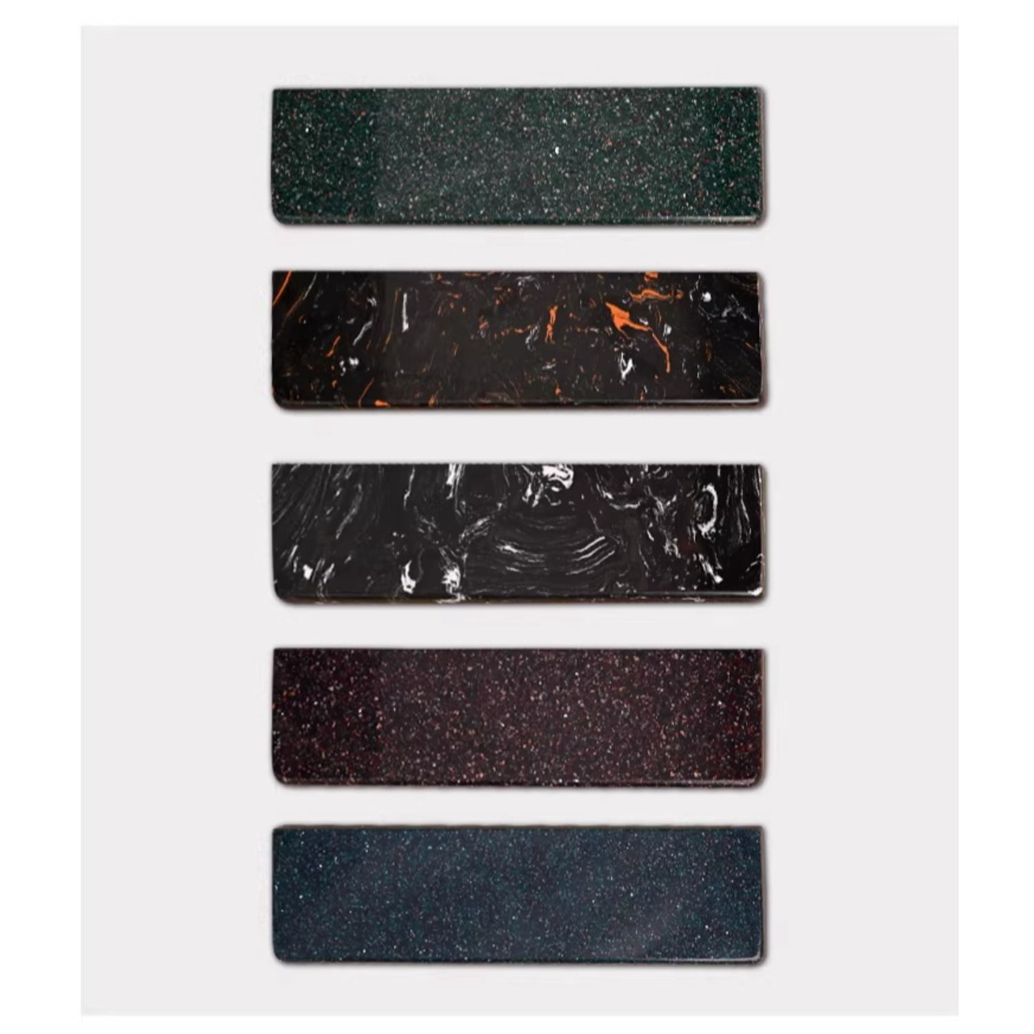 Dark Quartz Wrist Rest for Mechanical Keyboard, Ergonomic Hand Rest Pad with Unique Pattern, Comfortable Keyboard Palm Rest
