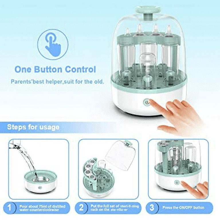 Electric Baby Bottle Steam Sterilizer With LED Monitor - Costway