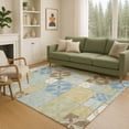 thumbnail image 6 of Addison Rugs Chantille Indoor/Outdoor Transitional Geometric Celery Machine Washable Rectangle Rug, 3' x 5', 6 of 8
