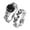 Silver, variant on Diamond Double Ring Set For Women Fashion Jewelry Popular Accessories (Silver,8)